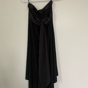 Alyn Paige Black Strapless Dress
